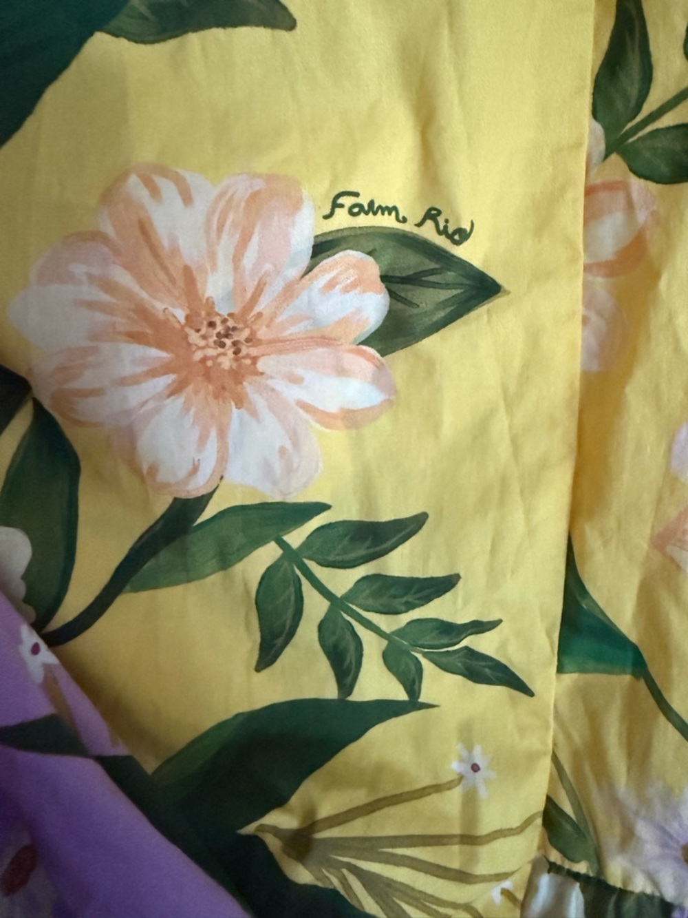 Farm Rio tiered floral shirt dresss Large - Picture 4 of 13
